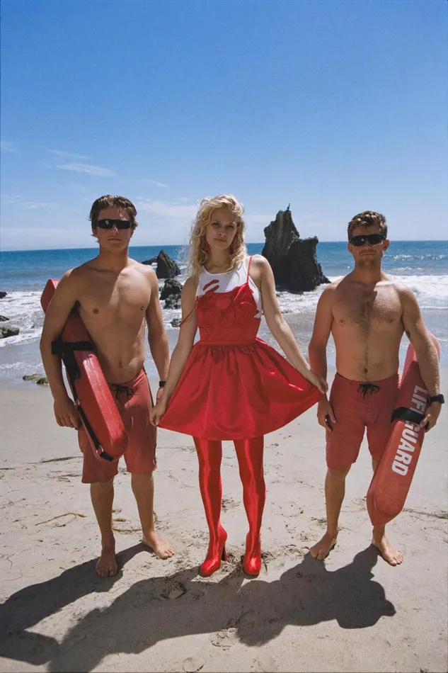 Women Dresses For Love and Lemons Lauren Mini Dress Red Women Dresses For Love and Lemons Lauren Mini Dress Red