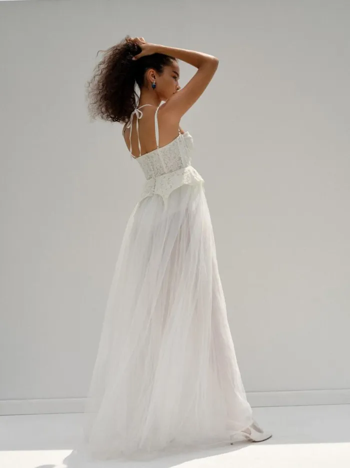 Women Dresses For Love and Lemons Lily Bridal Dress White Women Dresses For Love and Lemons Lily Bridal Dress White