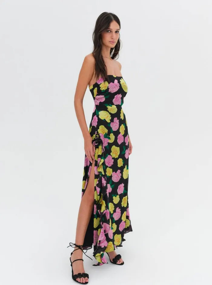 Women Dresses For Love and Lemons Madison Strapless Maxi Dress Black Women Dresses For Love and Lemons Madison Strapless Maxi Dress Black