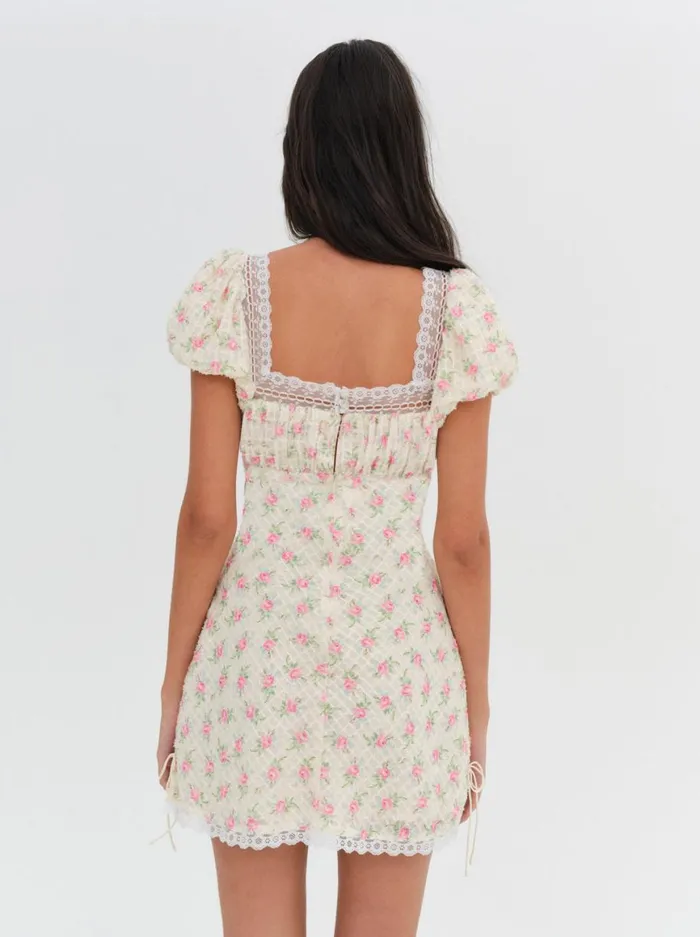 Women Dresses For Love and Lemons Maxine Mini Dress Ivory Women Dresses For Love and Lemons Maxine Mini Dress Ivory