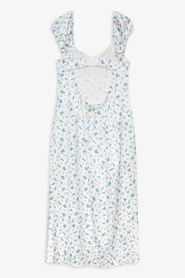 Women Dresses For Love and Lemons Paloma Midi Slip Dress Blue Women Dresses For Love and Lemons Paloma Midi Slip Dress Blue