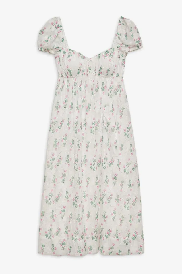 Women Dresses For Love and Lemons Remi Midi Dress White Women Dresses For Love and Lemons Remi Midi Dress White