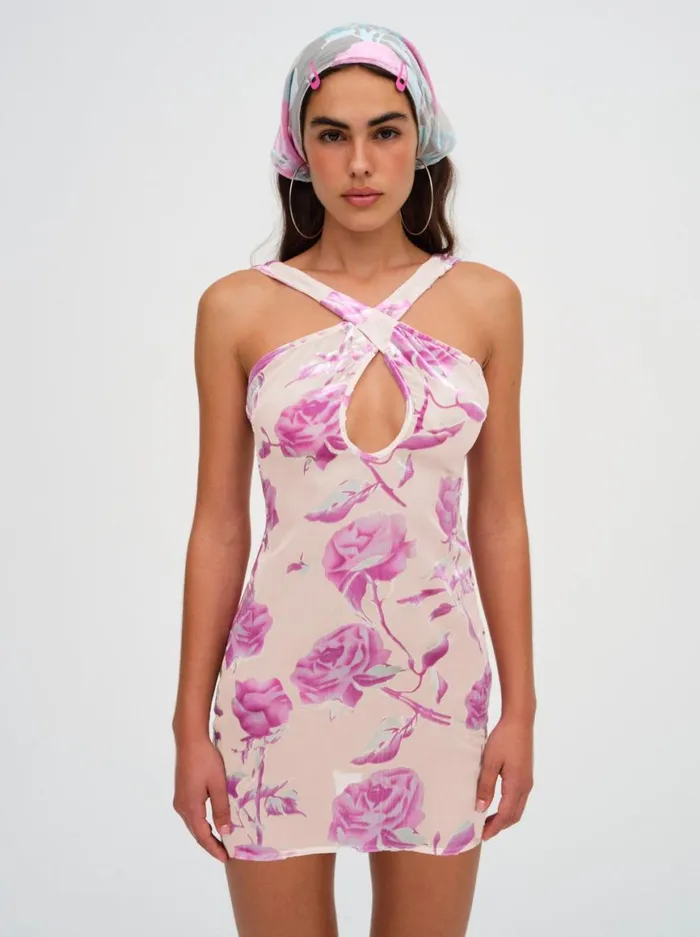 Women Dresses For Love and Lemons Rori Mini Dress Pink Women Dresses For Love and Lemons Rori Mini Dress Pink