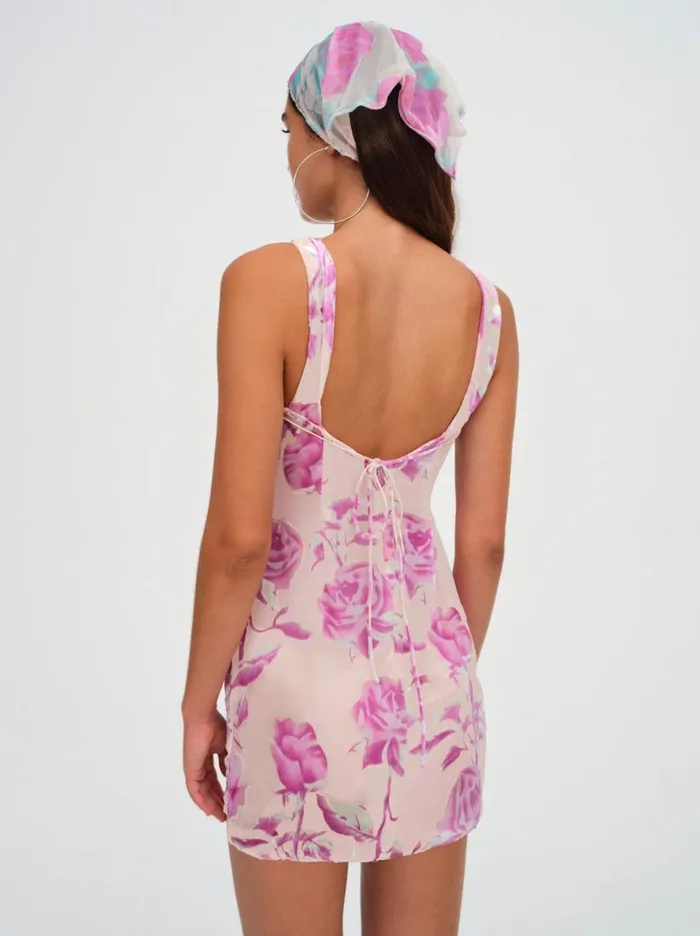 Women Dresses For Love and Lemons Rori Mini Dress Pink Women Dresses For Love and Lemons Rori Mini Dress Pink