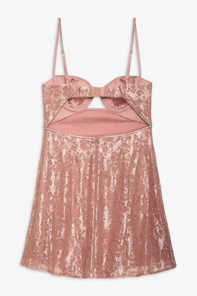 Women Dresses For Love and Lemons Shai Mini Dress Pink Women Dresses For Love and Lemons Shai Mini Dress Pink