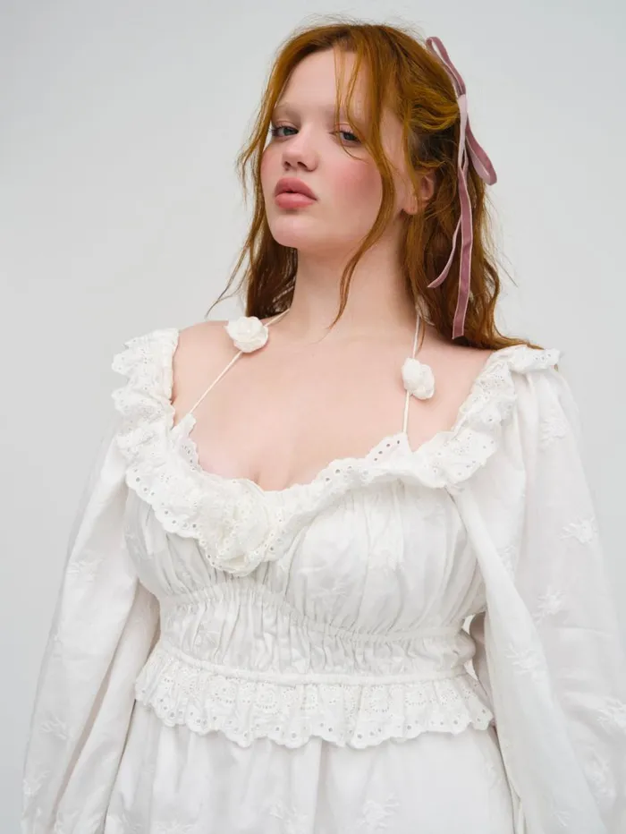 Women Dresses For Love and Lemons Tiana Mini Dress White Women Dresses For Love and Lemons Tiana Mini Dress White