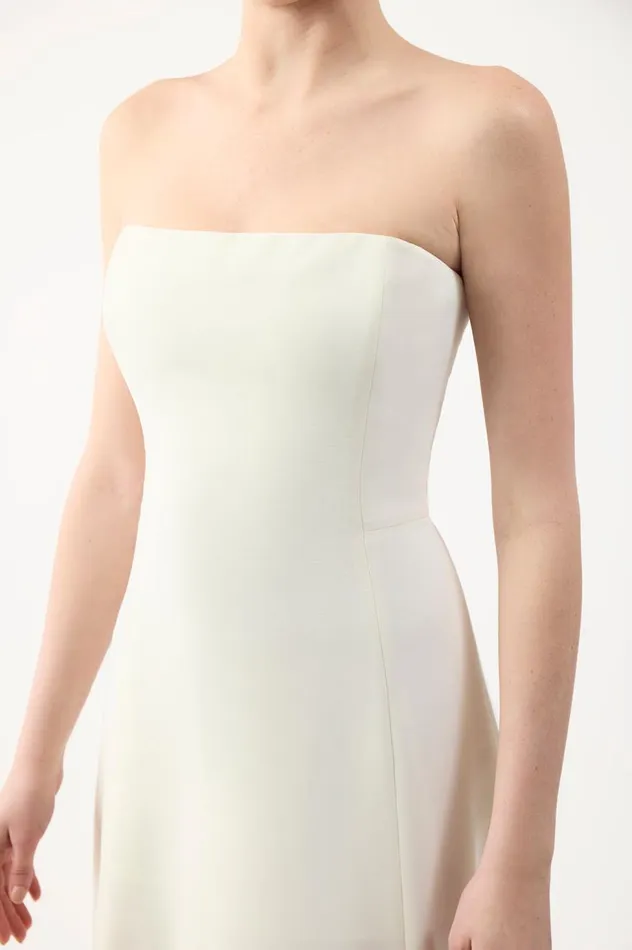 Women Dresses Gabriela Hearst Arion Dress In Ivory Sportswear Wool