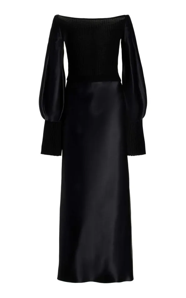Women Dresses Gabriela Hearst Gilman Dress In Black Silk
