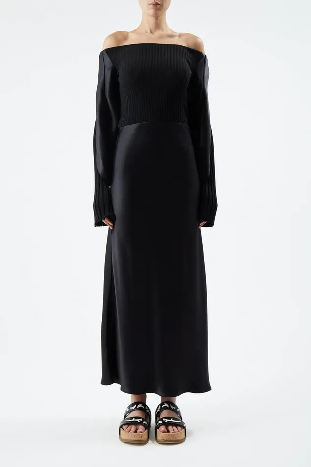 Women Dresses Gabriela Hearst Gilman Dress In Black Silk