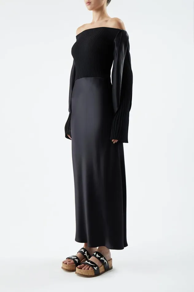 Women Dresses Gabriela Hearst Gilman Dress In Black Silk