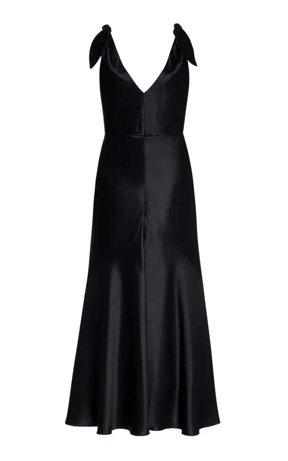Women Dresses Gabriela Hearst Havilland Dress In Black Silk
