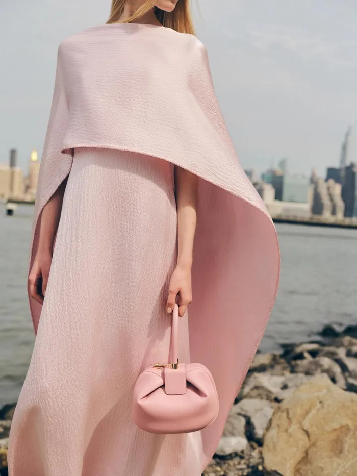 Women Dresses Gabriela Hearst Hunter Dress In Blush Silk
