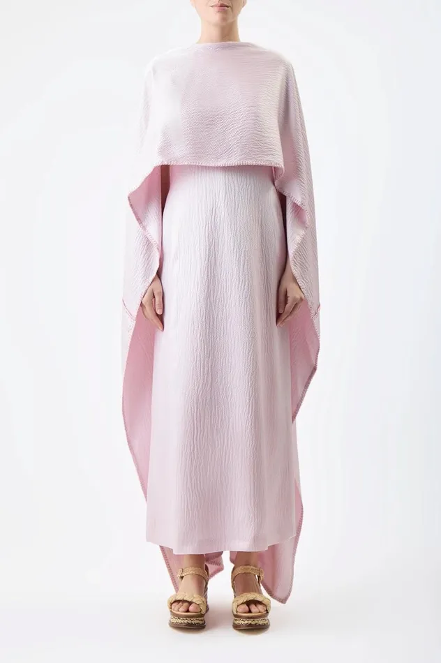 Women Dresses Gabriela Hearst Hunter Dress In Blush Silk