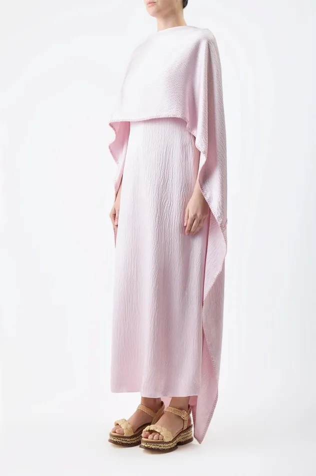 Women Dresses Gabriela Hearst Hunter Dress In Blush Silk