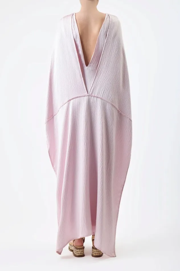 Women Dresses Gabriela Hearst Hunter Dress In Blush Silk