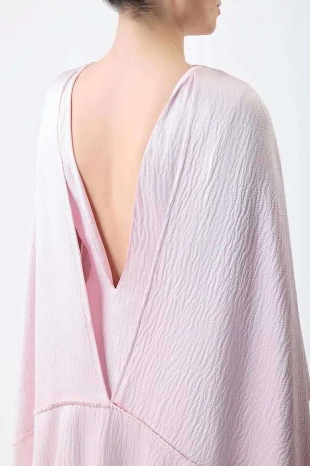 Women Dresses Gabriela Hearst Hunter Dress In Blush Silk