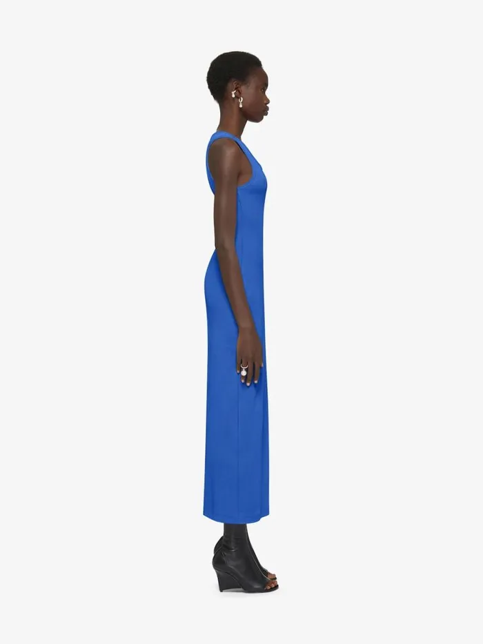 Women Dresses Givenchy Tank Dress In Knit Iris Purple