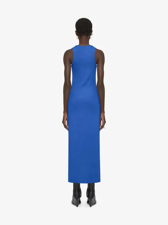 Women Dresses Givenchy Tank Dress In Knit Iris Purple