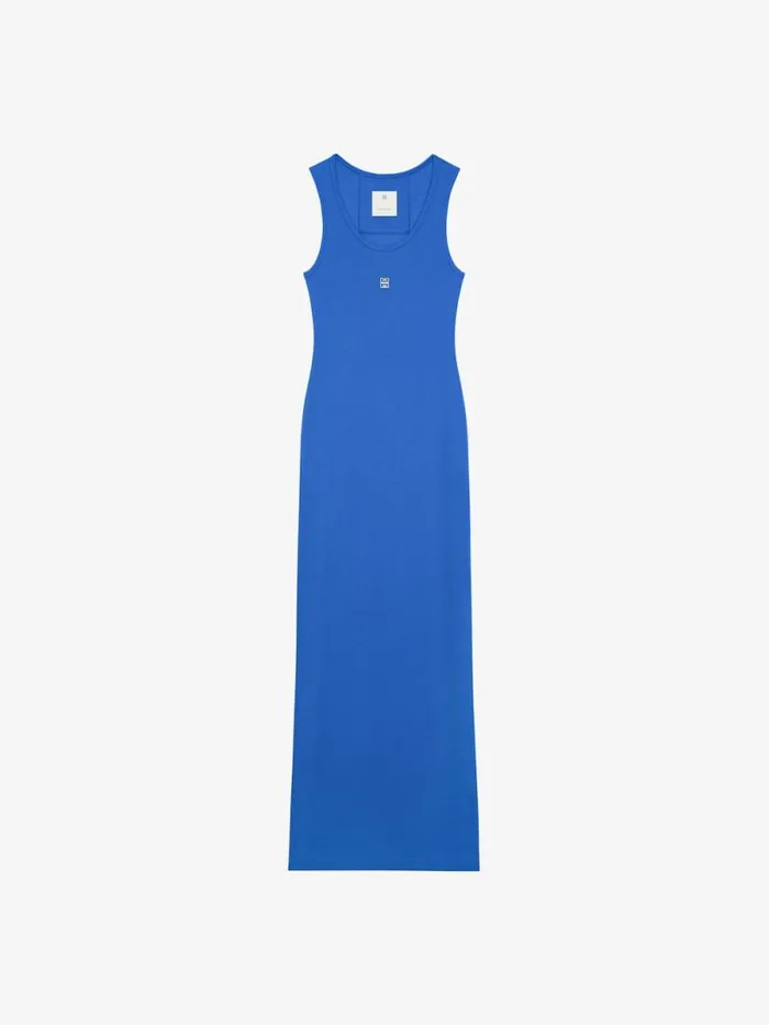 Women Dresses Givenchy Tank Dress In Knit Iris Purple