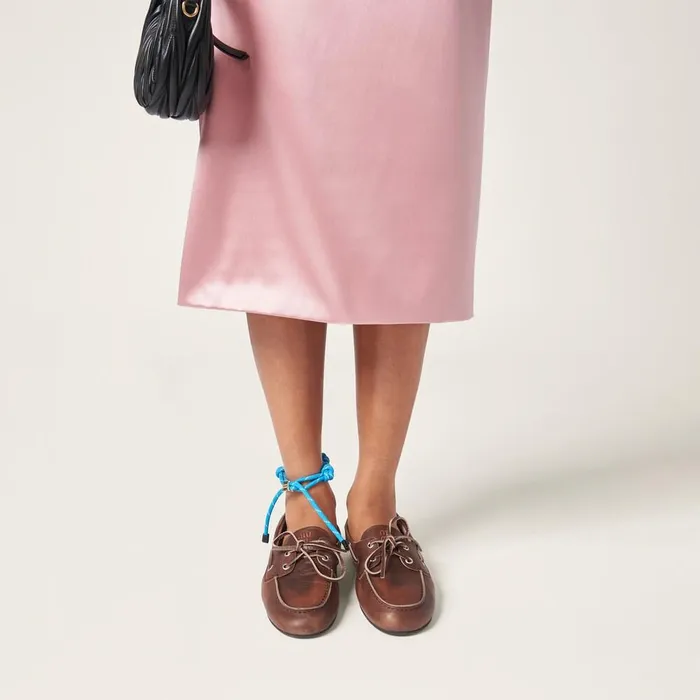 Women Dresses Miu Miu Stretch Satin Dress Begonia Pink