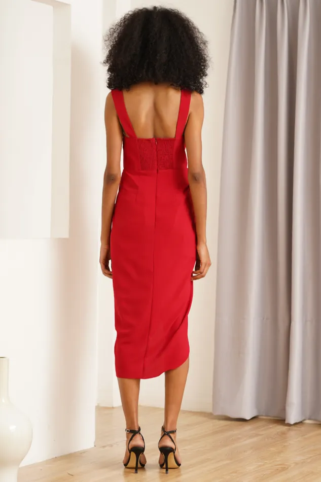 Women Dresses YUMI KIM BILLY DRESS Burgundy Red