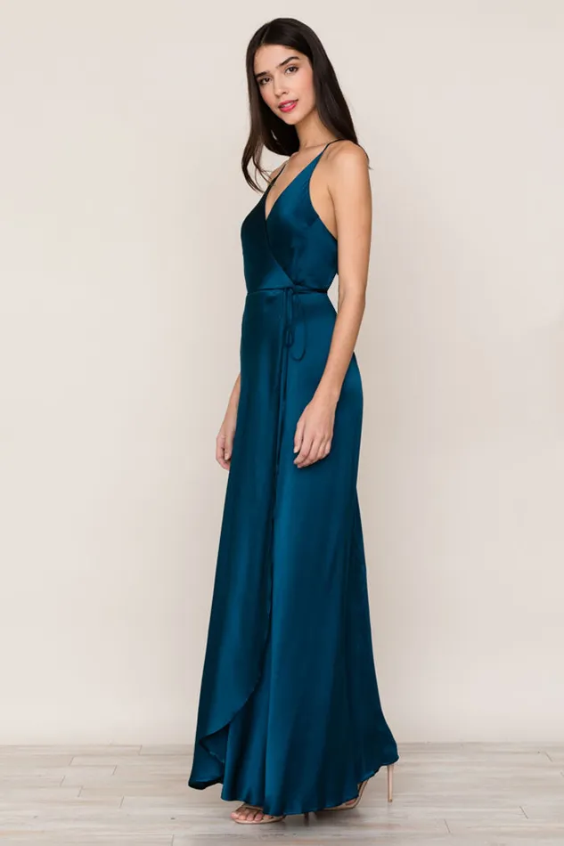 Women Dresses YUMI KIM Rush Hour Silk Dress Satin Maxi Dress Ink Women Dresses YUMI KIM Rush Hour Silk Dress Satin Maxi Dress Ink