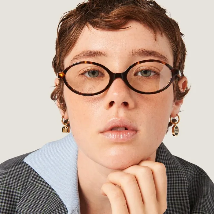 Women Earrings Miu Miu Set Of Enameled Metal Earrings Black Women Earrings Miu Miu Set Of Enameled Metal Earrings Black