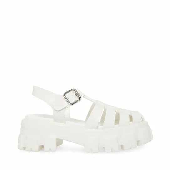 Women ECHO WHITE White Steve Madden Sandals