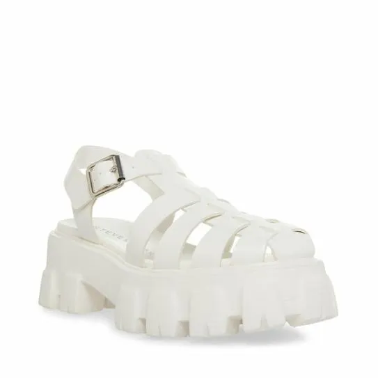 Women ECHO WHITE White Steve Madden Sandals Women ECHO WHITE White Steve Madden Sandals