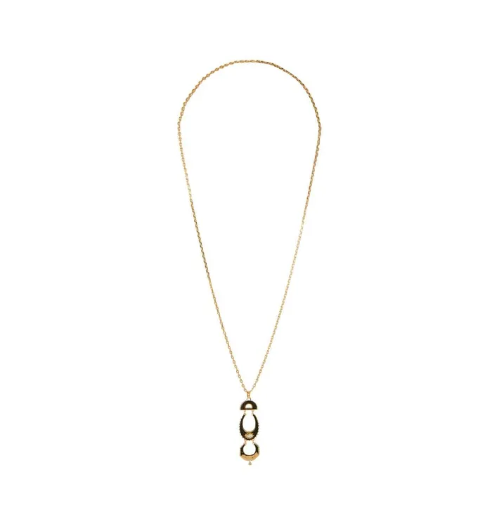 Women Eclipse Long Necklace 8211 Gold Promod Jewellery