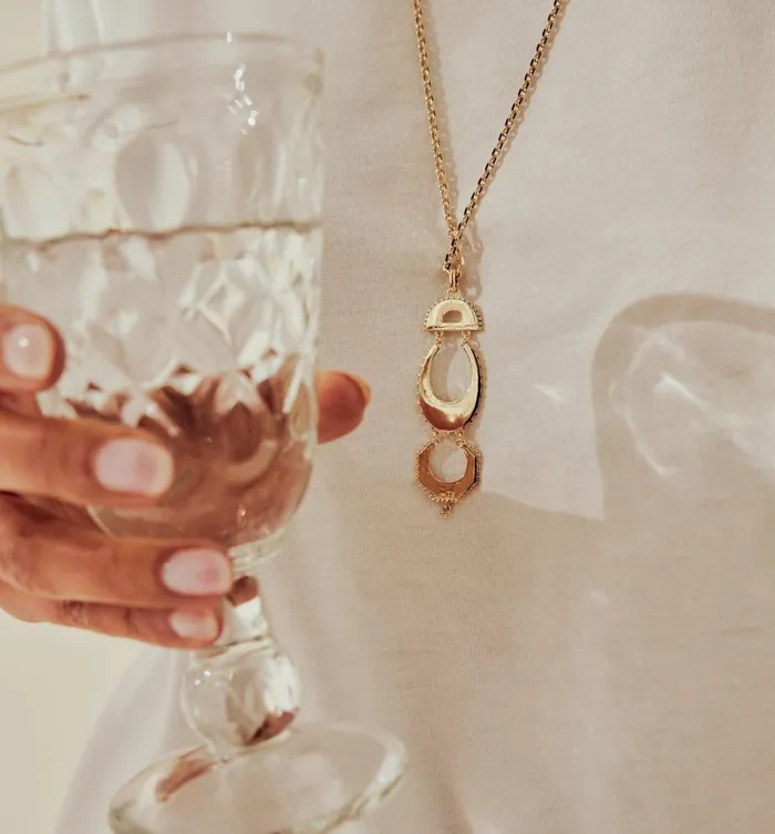Women Eclipse Long Necklace 8211 Gold Promod Jewellery Women Eclipse Long Necklace 8211 Gold Promod Jewellery