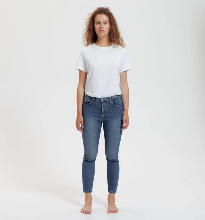 Women Emile HighWaist Jeans 8211 Medium Denim Promod Jeans Women Emile HighWaist Jeans 8211 Medium Denim Promod Jeans