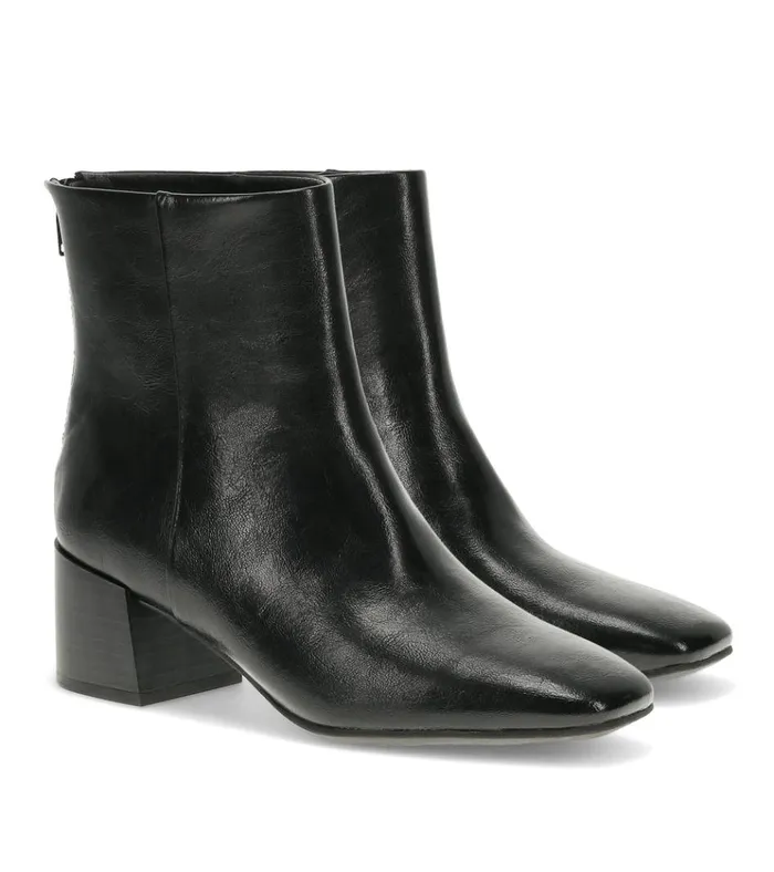 Women Emilie Block Heel Bootie Black Baretraps Booties