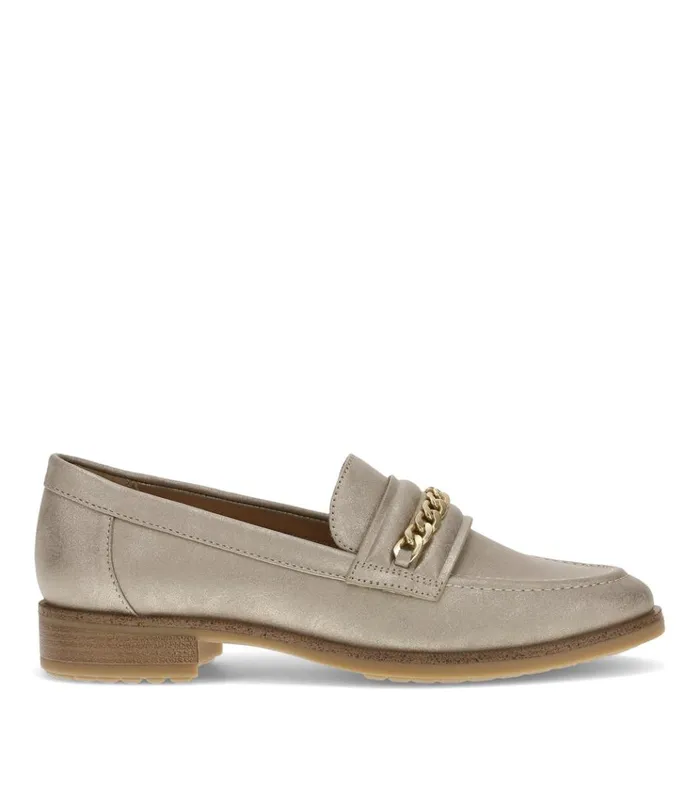 Women Emmie Loafer Champagne Baretraps Flats and Loafers