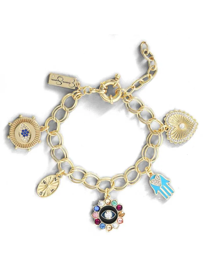 Women Evil Eye Charm Bracelet Jessica Simpson Bracelets