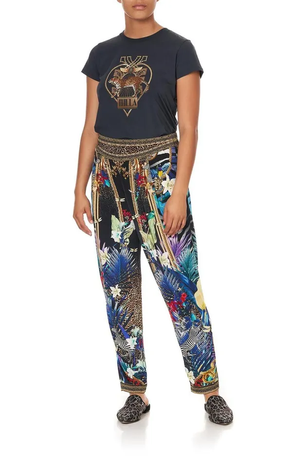 Women Extended Sizes Camilla Harem Pants With Front Pleats Rainbow Room
