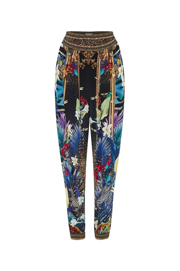Women Extended Sizes Camilla Harem Pants With Front Pleats Rainbow Room