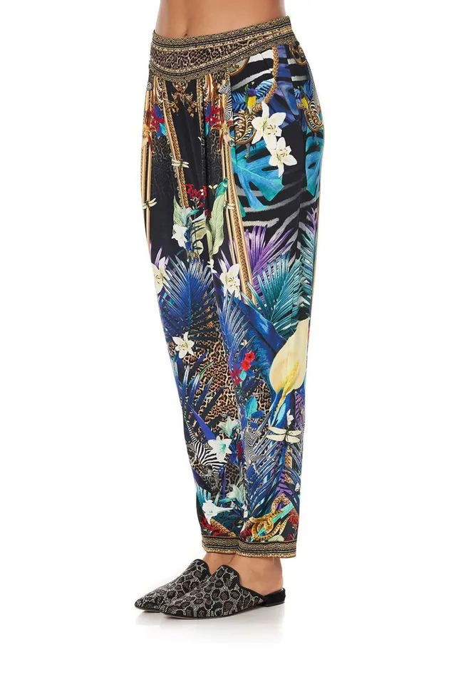 Women Extended Sizes Camilla Harem Pants With Front Pleats Rainbow Room