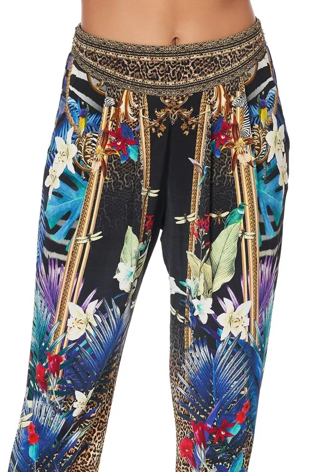 Women Extended Sizes Camilla Harem Pants With Front Pleats Rainbow Room