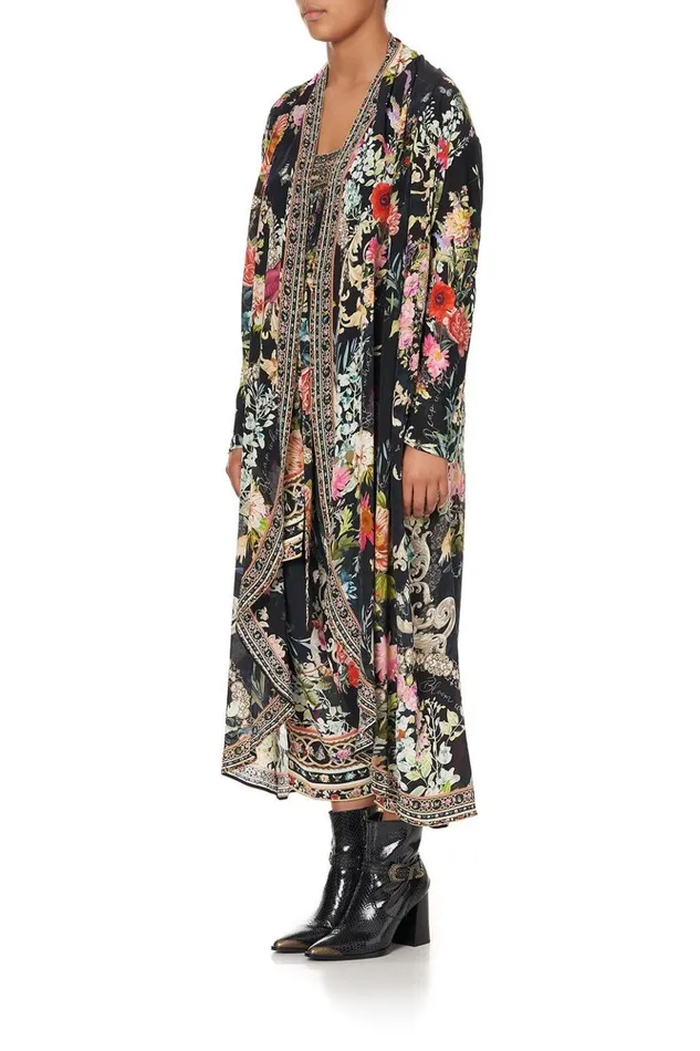 Women Extended Sizes Camilla Long Casual Jacket With Pockets Hampton Hive