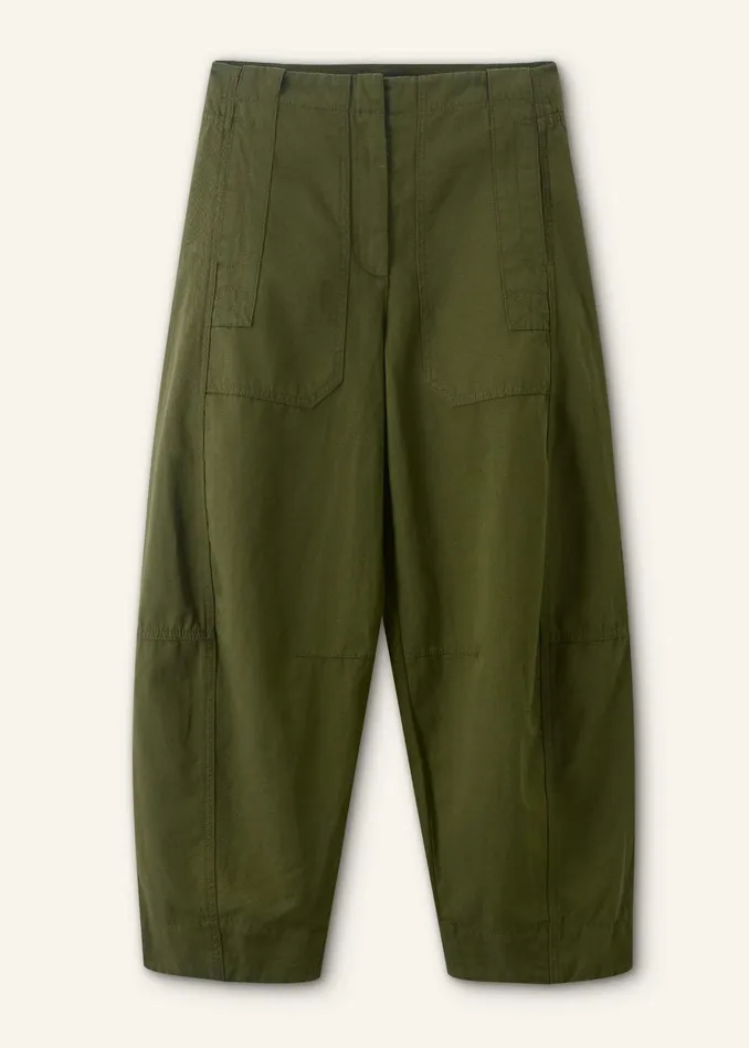 Women Extreme Tapered Utility Pant Bright Olive MEEM