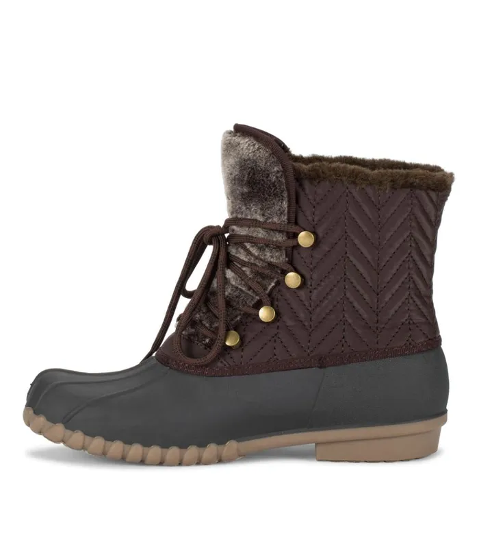 Women Flash Duck Boot Dark Brown Baretraps Cold Weather Boots