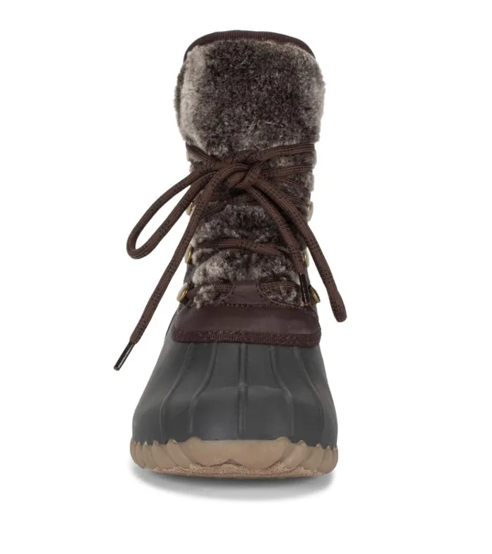 Women Flash Duck Boot Dark Brown Baretraps Cold Weather Boots