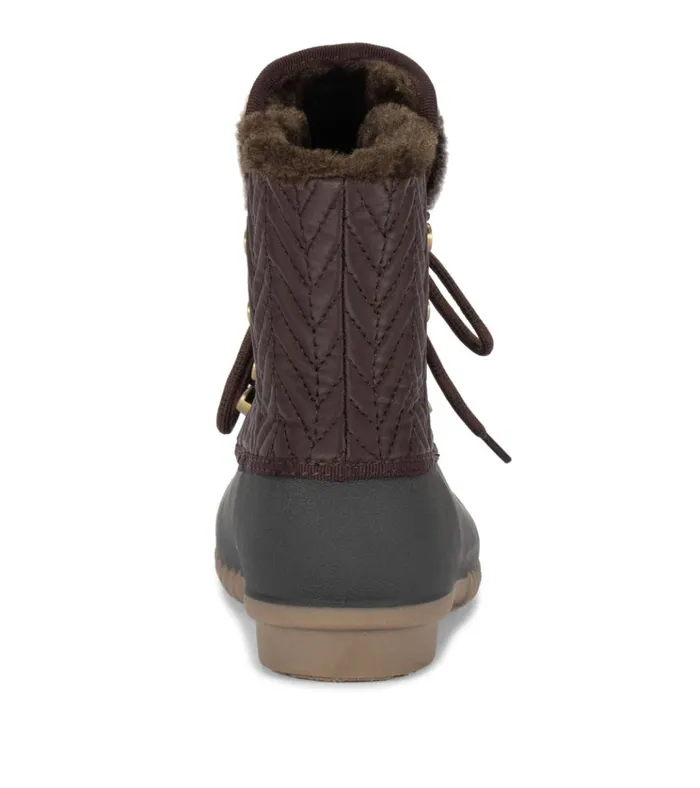 Women Flash Duck Boot Dark Brown Baretraps Cold Weather Boots