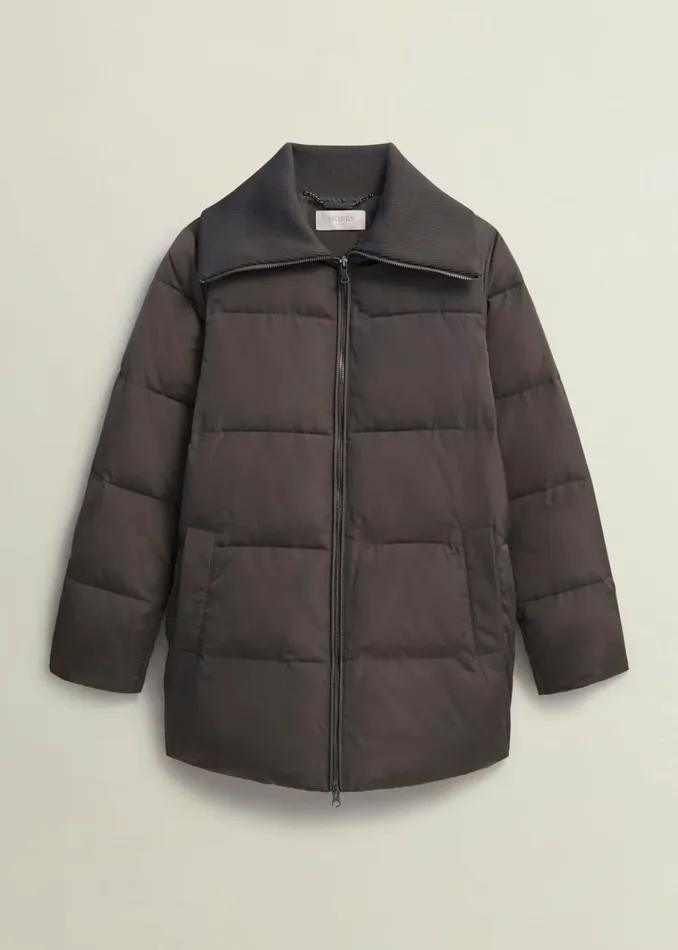 Women Flora Puffer Mocha Hobbs Coats and Jackets