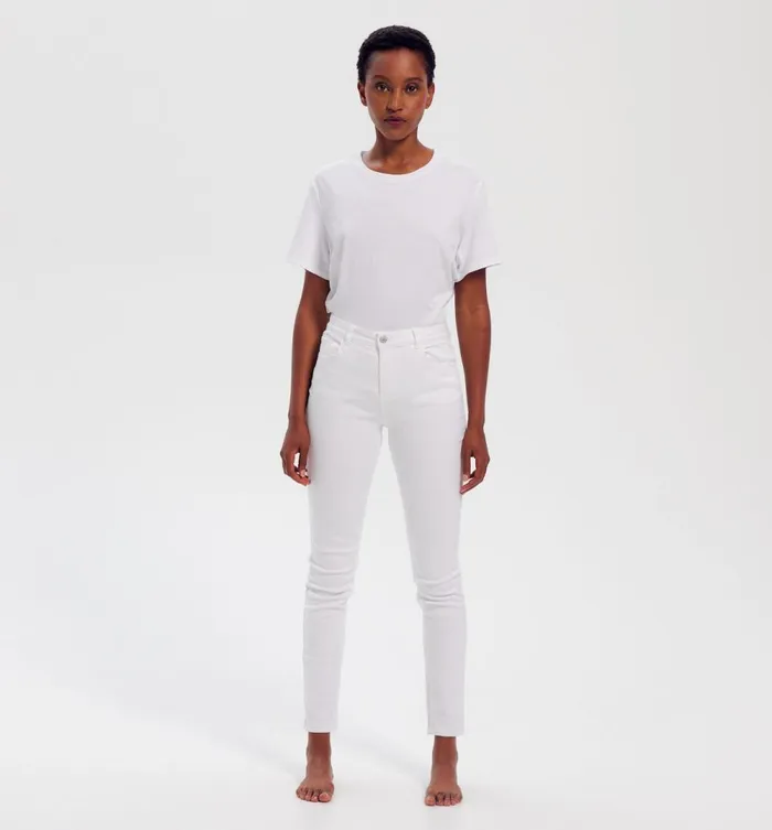 Women Gaspard Skinny Jeans 8211 White Promod Jeans