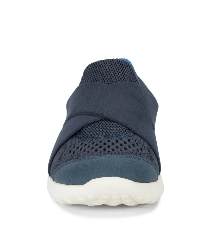 Women Gerri Casual Slip On Sneaker Navy Blue Baretraps Sneakers