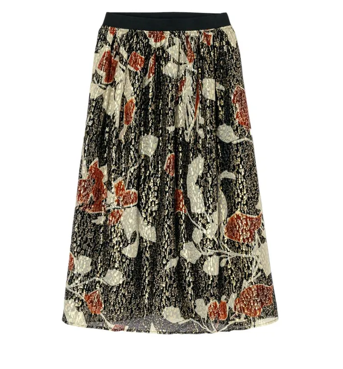 Women Glitzy Patterned Skirt 8211 Black Print Promod Skirts Women Glitzy Patterned Skirt 8211 Black Print Promod Skirts