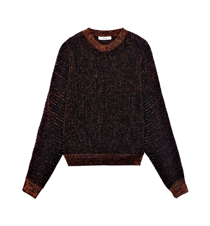 Women Glitzy Ribbed Jumper 8211 Black Promod Jumpers And Cardigans Women Glitzy Ribbed Jumper 8211 Black Promod Jumpers And Cardigans