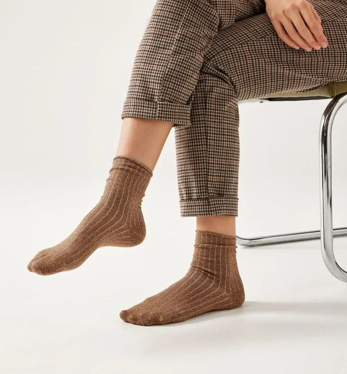 Women Glitzy Socks 8211 Light Grey Promod Socks Women Glitzy Socks 8211 Light Grey Promod Socks